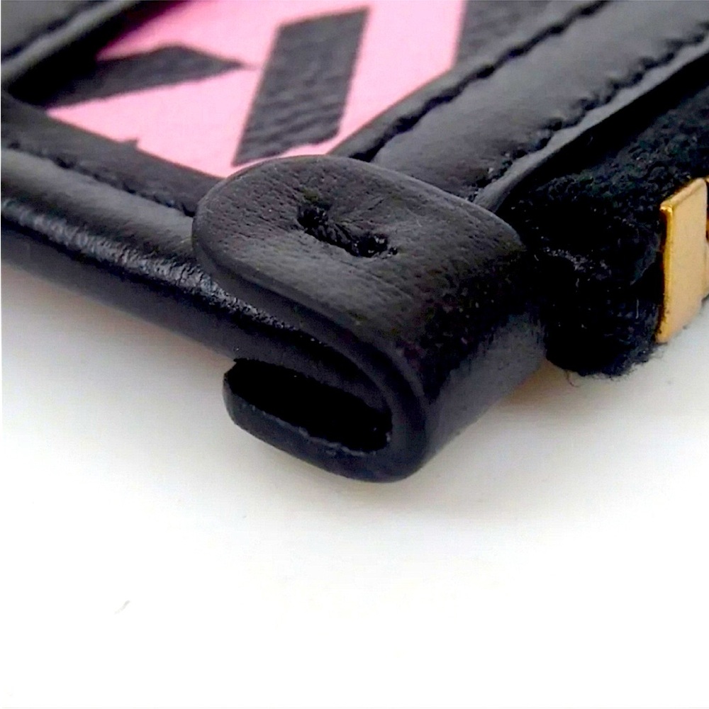 Authentic Versace Pink x Black La Greca Pouch Belt Wallet FULL INCLUSION - Picture 5 of 7